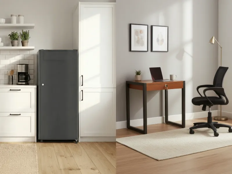 Fridge with Crest Study Set Combo